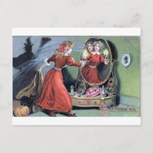 Vintage Halloween Tarjetas de felicitación clásica