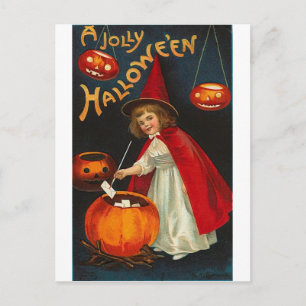 Vintage Halloween Tarjetas de felicitación clásica