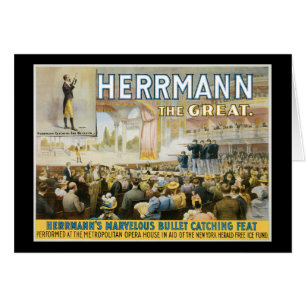 Vintage Herermann el gran poster mágico