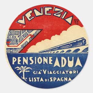 Vintage Hotel & Travel Pegatina