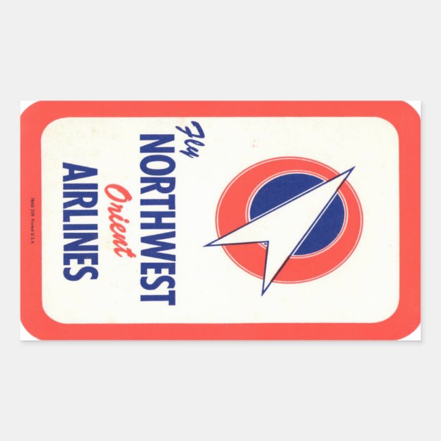 Vintage Hotel & Travel Pegatina (Anverso)