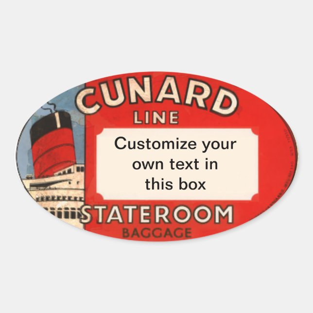 Vintage Hotel & Travel Pegatina (Anverso)