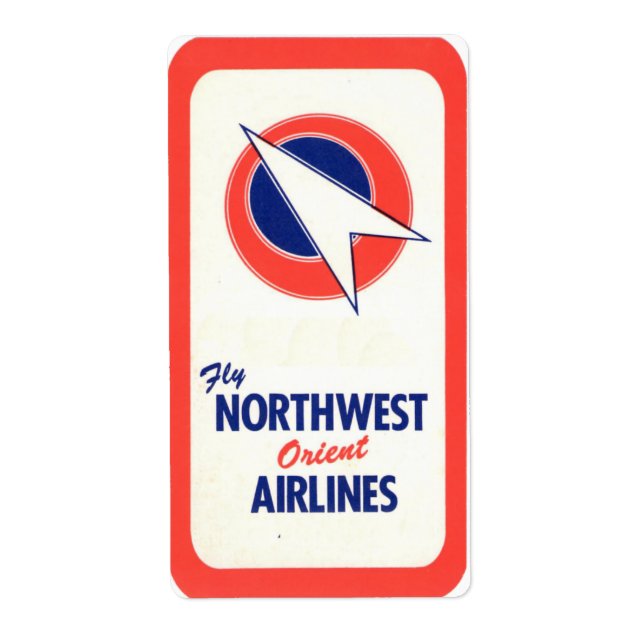 Vintage Hotel & Travel Pegatina (Frente)