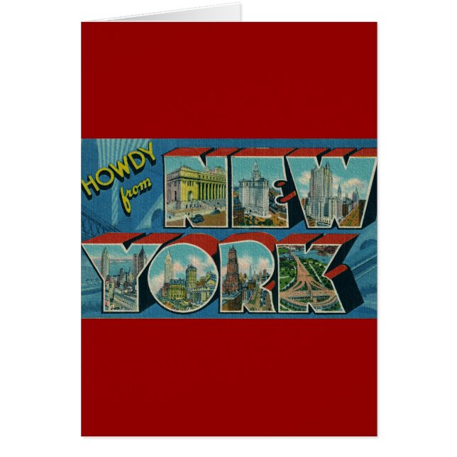 Vintage Howdy de Nueva York (Frente)