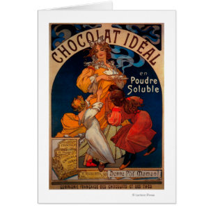 Vintage ideal PosterEurope de Chocolat