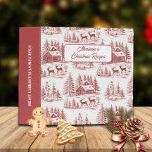 Vintage Ilustracion Reno y Casas Invierno