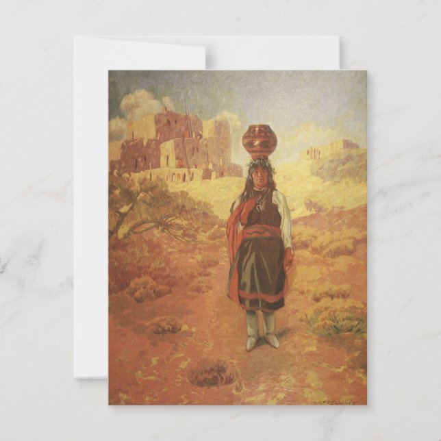 Vintage Indian Water Carrier de EW Rollins (Anverso)