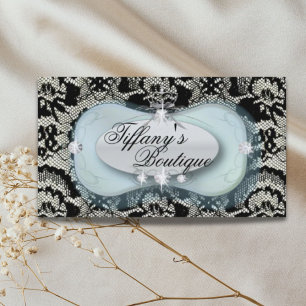 Vintage Lace Beauty Salon Tarjetas de negocios de 