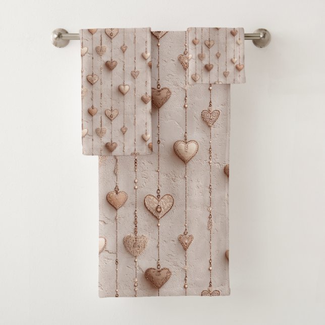 Vintage Lace Heart Strings (In situ)