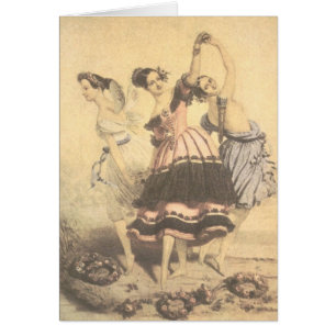 Vintage - las tres bailarinas de las tolerancias,