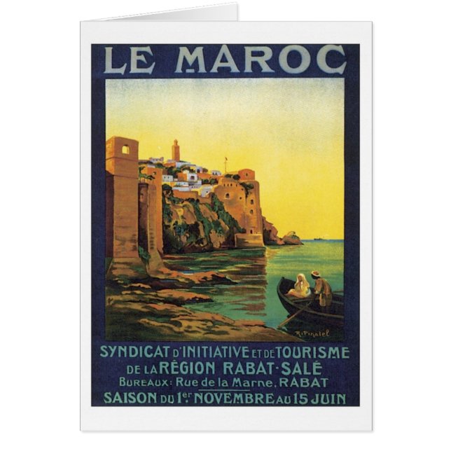 Vintage Le Maroc Marruecos (Frente)