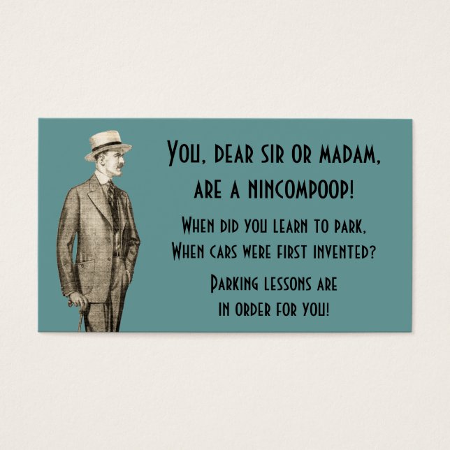 Vintage Learn To Park (Frente)