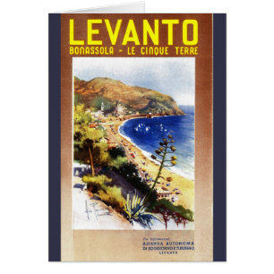 Vintage Levanto Génova Italia Turismo