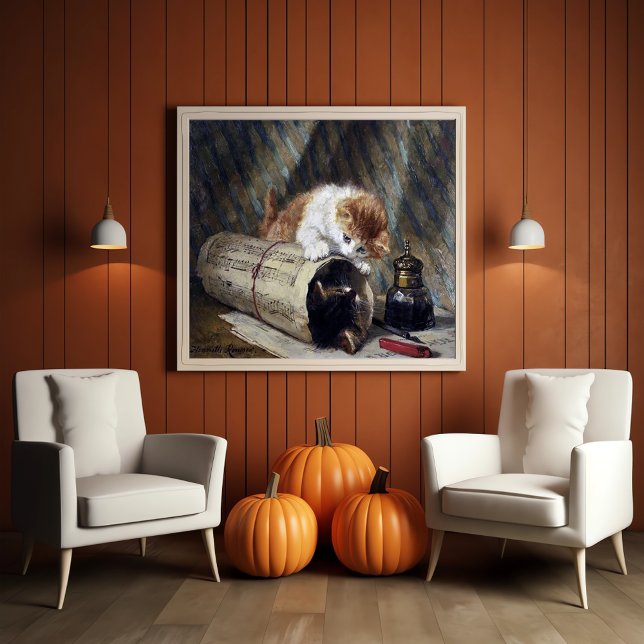 Vintage lindo (1886) Dos Posters gatitos (Subido por el creador)