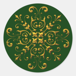 Vintage look Gold Flake Pegatinas