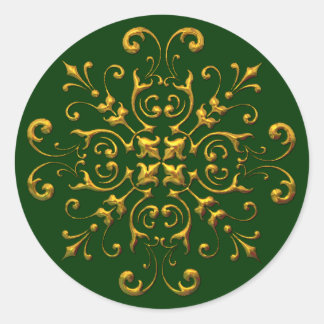 Vintage look Gold Flake Pegatinas