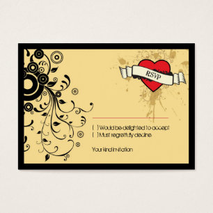 Vintage Look Rock & Roll Music Boda