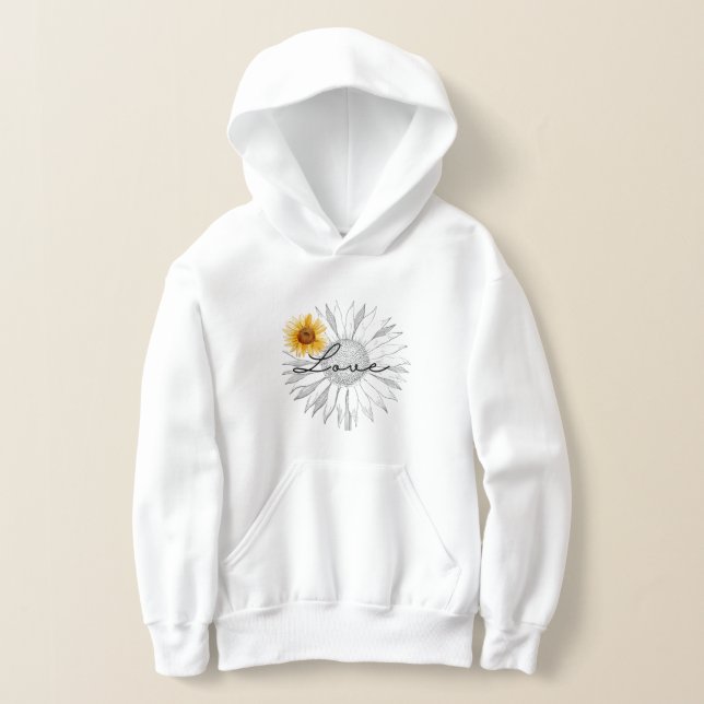Vintage Love Brown Yellow Sunflower Flower Floral (Distribución )