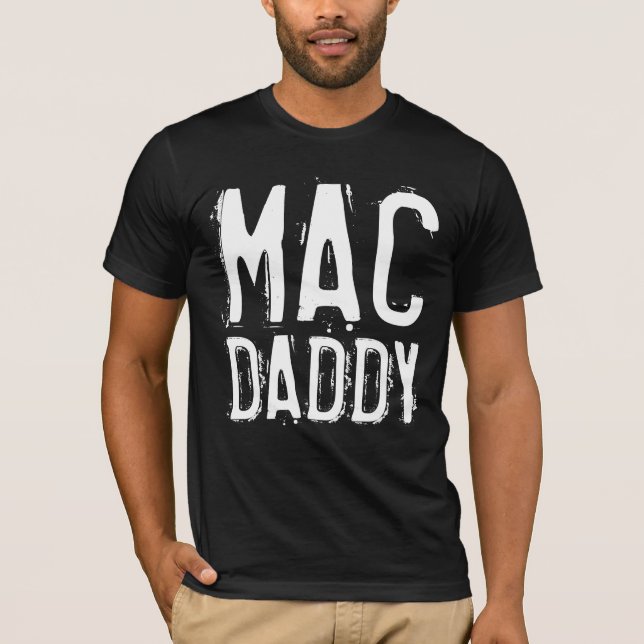 VINTAGE MAC DADDY DAD Camisetas para hombres (Anverso)