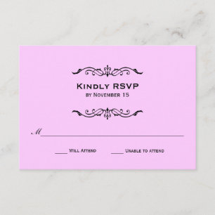 Vintage Marquis Wedding RSVP