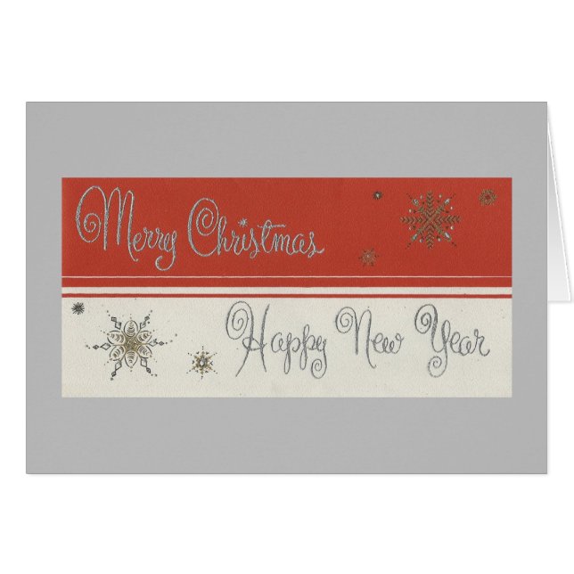 Vintage Merry Christmas (Anverso (Horizontal))