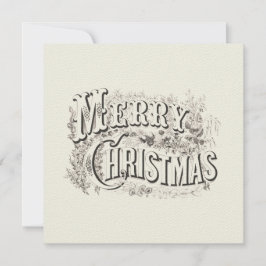 VINTAGE "MERRY CHRISTMAS" NAVIDADES GREETING CARD