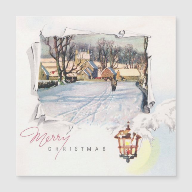 Vintage Merry Christmas Winscape (Anverso)