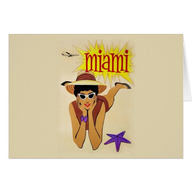 Vintage Miami Beach (Anverso (Horizontal))