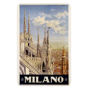 Vintage Milano Milan imán