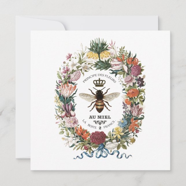 VINTAGE MODERNA BOTANICAL QUEEN BEE (Anverso)
