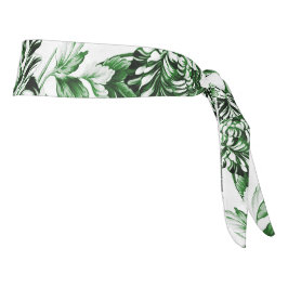 Vintage moderno verde Toile floral botánico del