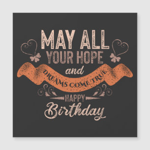 Vintage Motivation Feliz cumpleaños