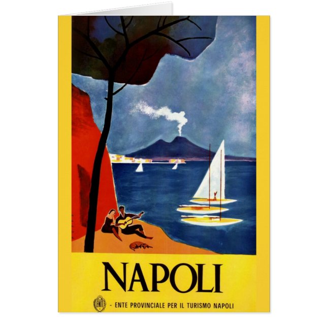 Vintage Napoli Travel Love Romance (Frente)