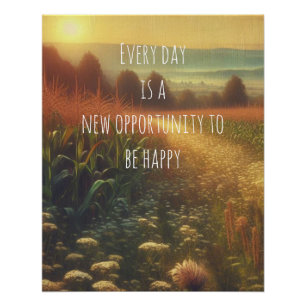 Vintage Nature Inspirational Wall Poster Art