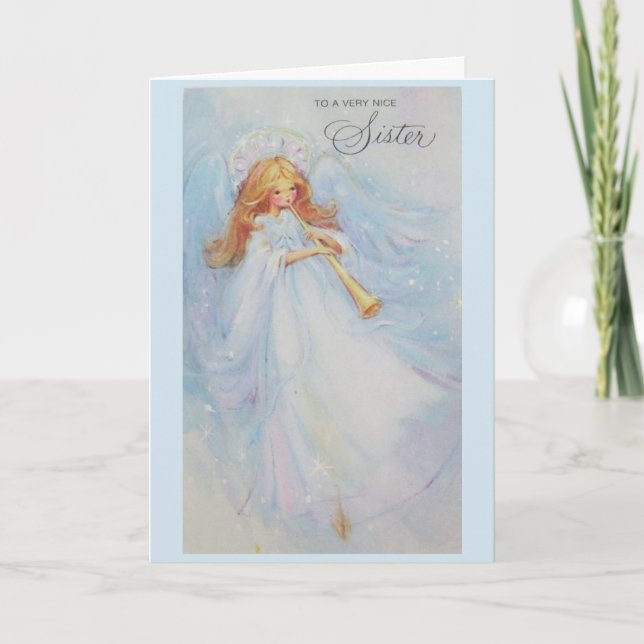 Vintage Navidad - A una Hermana Muy Bonita, (Anverso)