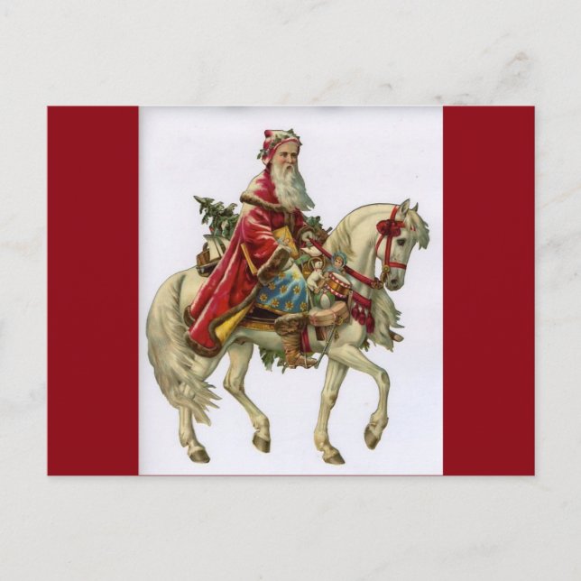 Vintage navidad en caballo (Anverso)