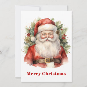 Vintage Navidad Santa Claus Sonriendo