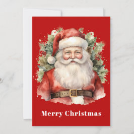 Vintage Navidad Santa Claus Sonriendo