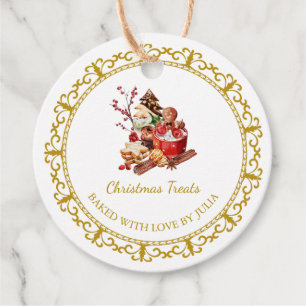Vintage Navidades caseros tratan la etiqueta Hang