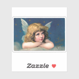 VINTAGE NAVIDADES VICTORIANOS PEGATINA PERSONALIZA