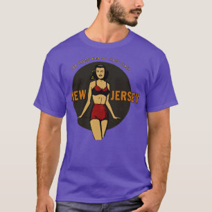 Vintage New Jersey Travel Bikini Lady