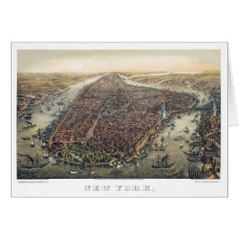 Vintage New York City, Manhattan, Brooklyn Bridge