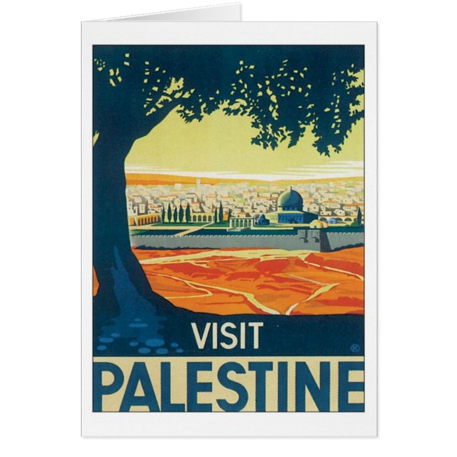Vintage Palestina Oriente Medio (Frente)