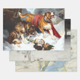 Vintage Papel de envolvimiento de navidad ÁRBOLES