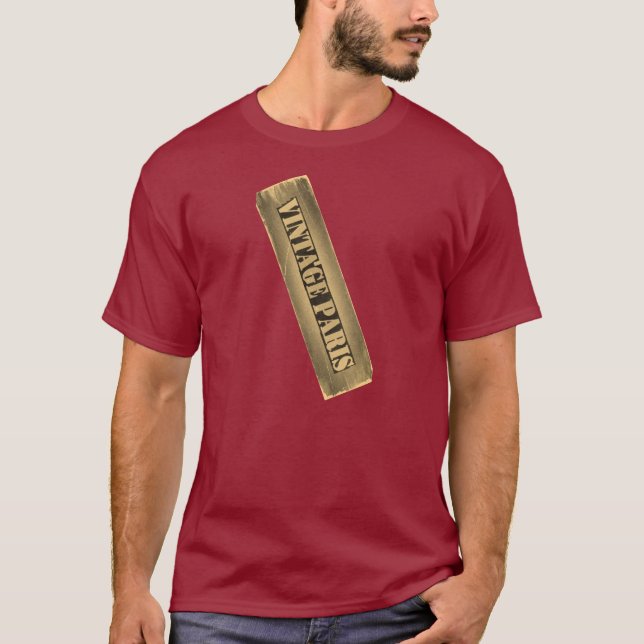 Vintage Paris #1 camiseta (Anverso)