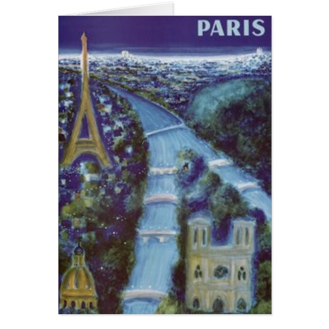 Vintage París, Francia - (Frente)