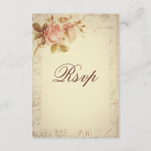 Vintage Paris Postmarks Moda Rosas RSVP