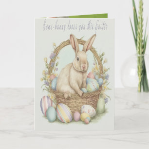 Vintage Pastel Feliz Abundancia de Pascua