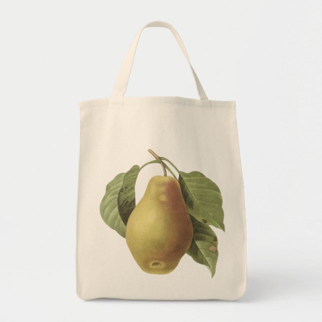 Vintage Pear... bolsa de tote (Frente)