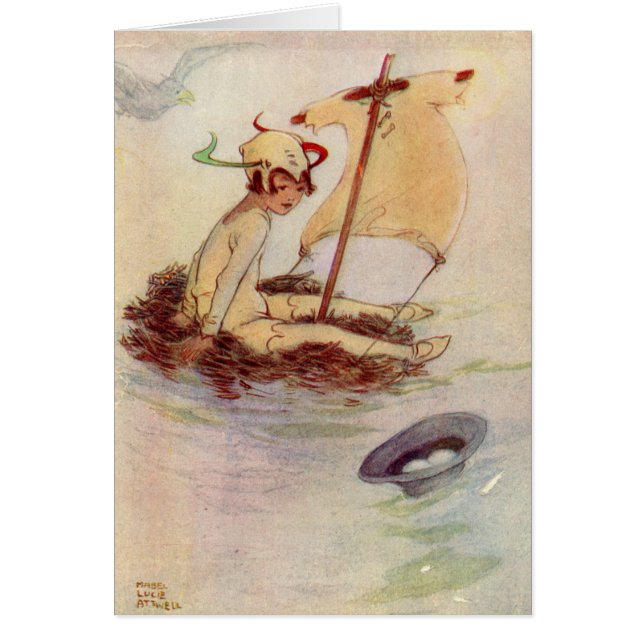 Vintage Peter Pan del libro de Barrie (Frente)